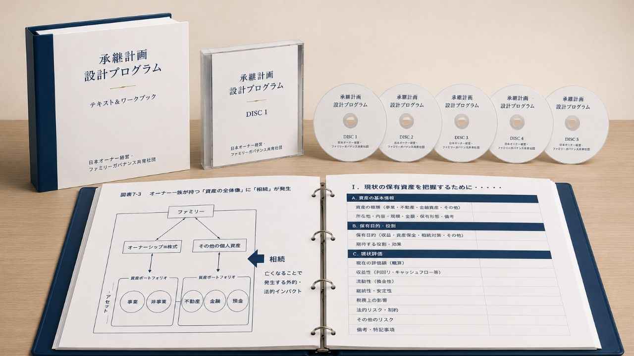 承継計画設計プログラム テキスト＆ワークブック